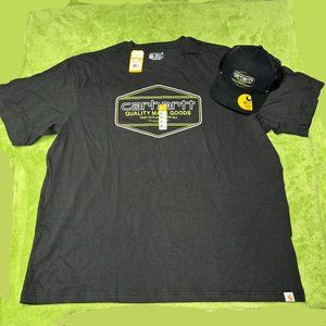 NWT Carhartt T-Shirt & Hat Men’s 2XL